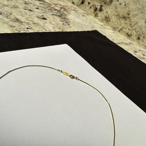 Signed Napier Gold Tone / Faux Pearl Bead Necklace 16 Inch - Picture 6 of 10